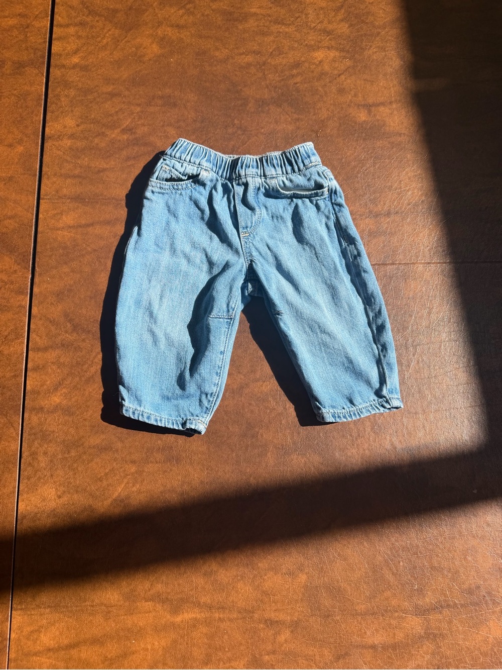 GAP Light Wash Kids Denim Jogger Pants